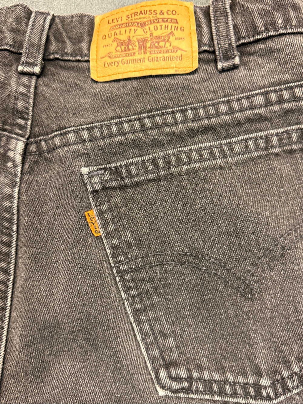 Vintage Levi’s 506 Orange Tab Black Men’s Jeans Made in Canada 100% Cotton
